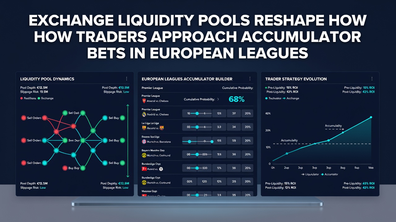 Traders reviewing accumulator odds across multiple European leagues on exchange platforms