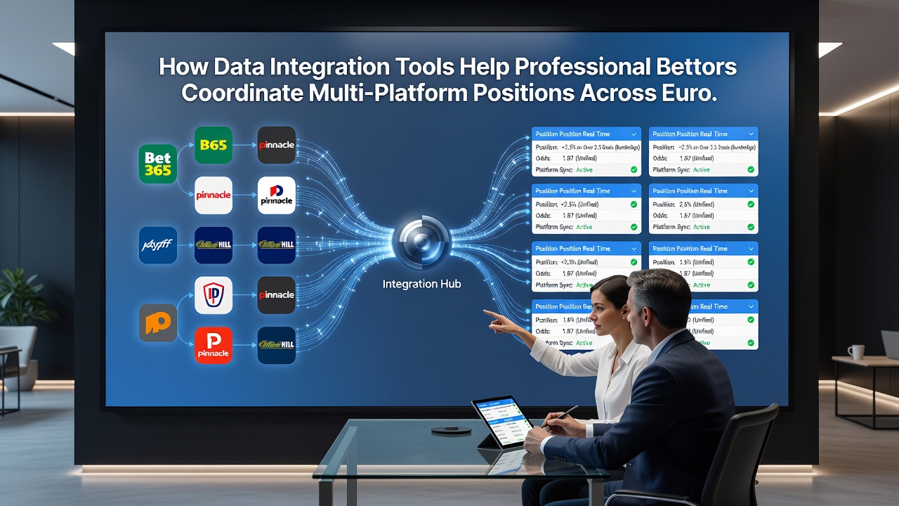 Detailed view of API connections linking multiple European betting platforms with automated reconciliation alerts